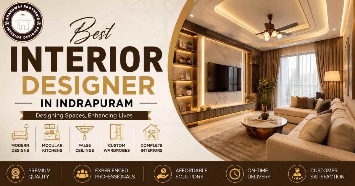 Best Interior Designer in Indrapuram for Practical and Beautiful Home Interiors 